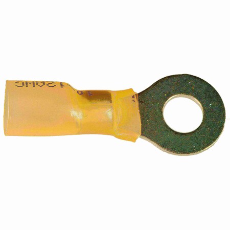 Midwest Fastener Ring Terminal, 10 AWG, Plastic Insulated, 6 PK 67955